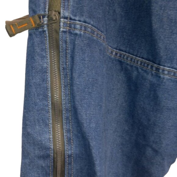 Wrangler Boys 18 Jeans Cargo Pockets Hidden Pockets Blue ATG47 - Picture 4 of 7